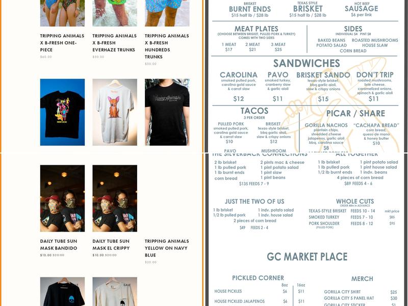 Tripping Animals Brewing Co. Menu