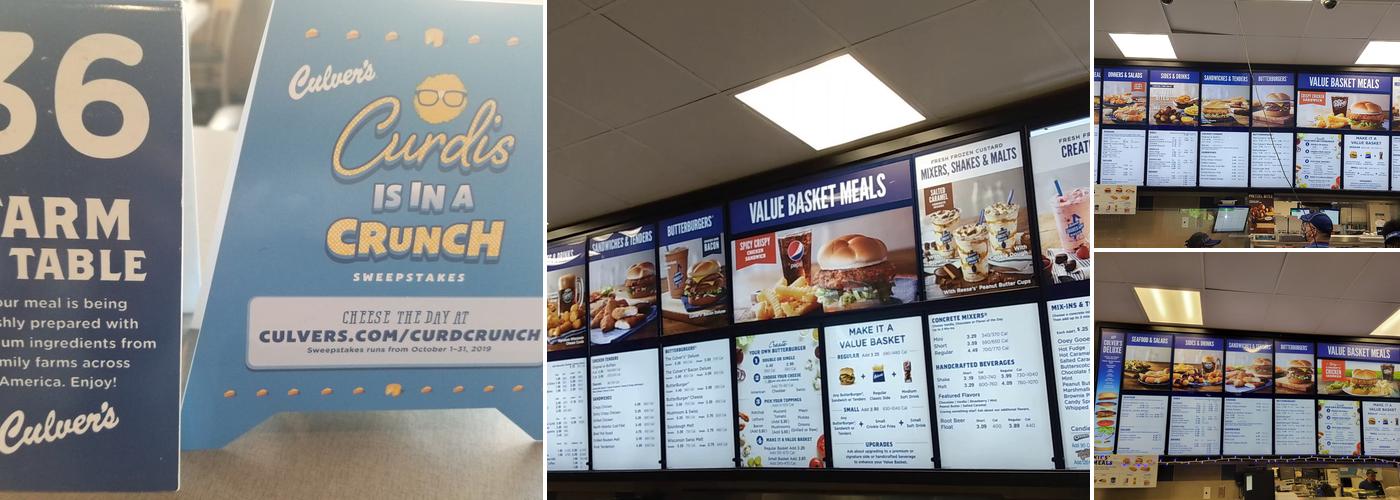 Culver’s Menu