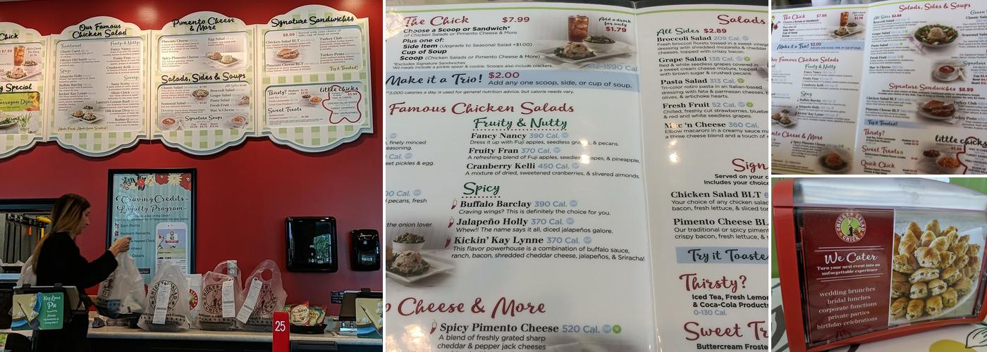 Chicken Salad Chick Menu