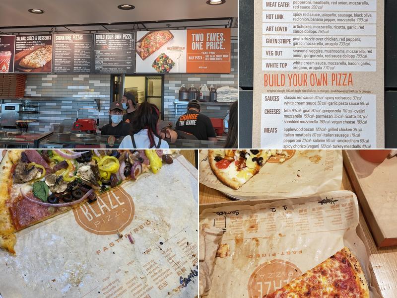 Blaze Pizza Menu