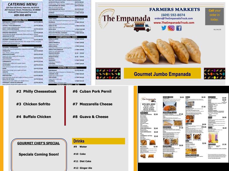 The Empanada Truck Menu