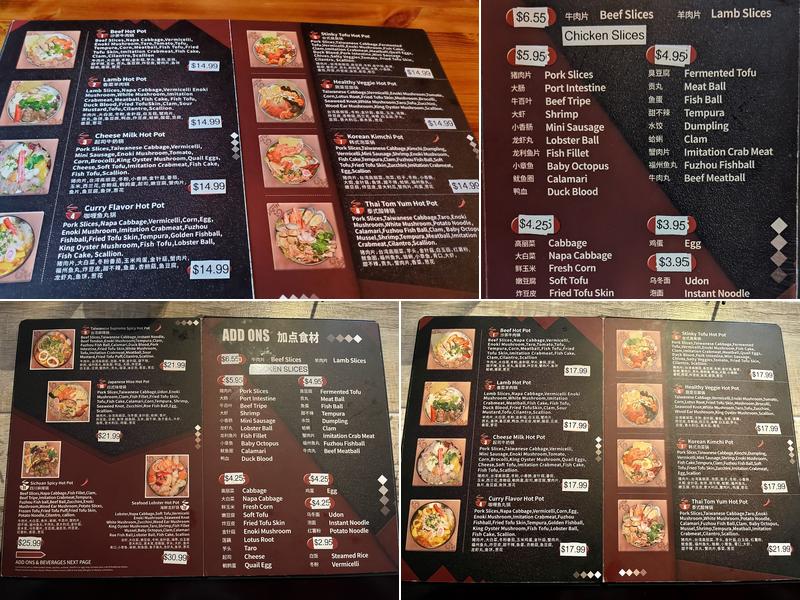 Hi Pot Miami Menu