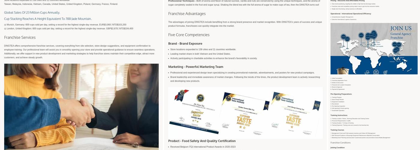 Ding Tea Duluth Menu