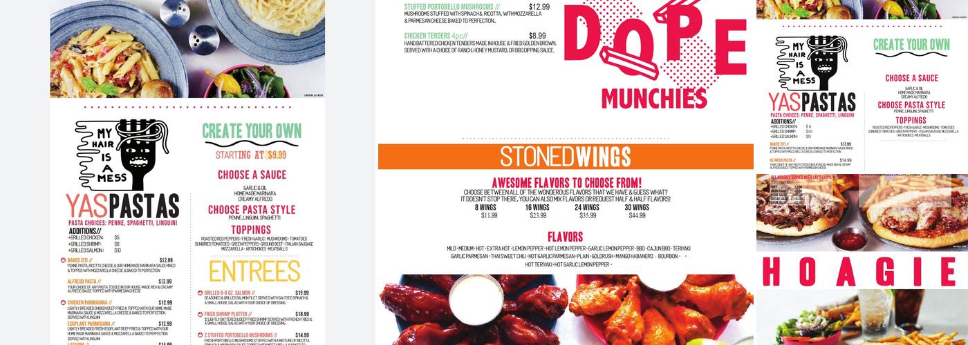Stoned Pizza Kitchen Menu
