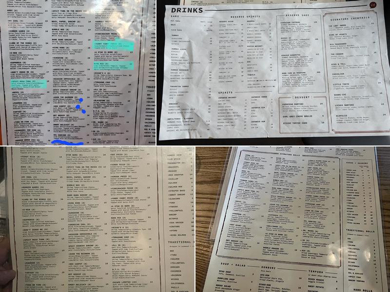 Fudo Menu