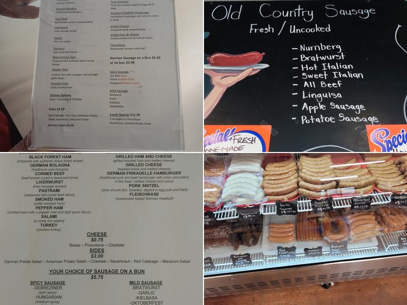 OLD COUNTRY SAUSAGE Menu