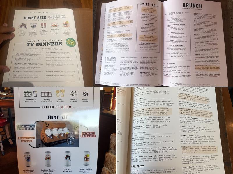 Lazy Dog Restaurant & Bar Menu