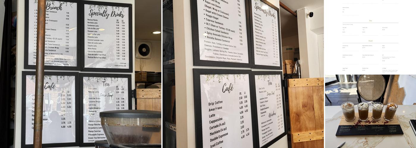 The Stockyard Coffeehouse Menu