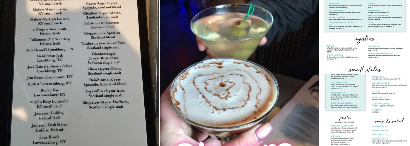 The Fish House Restaurant & Seafood Market Menu