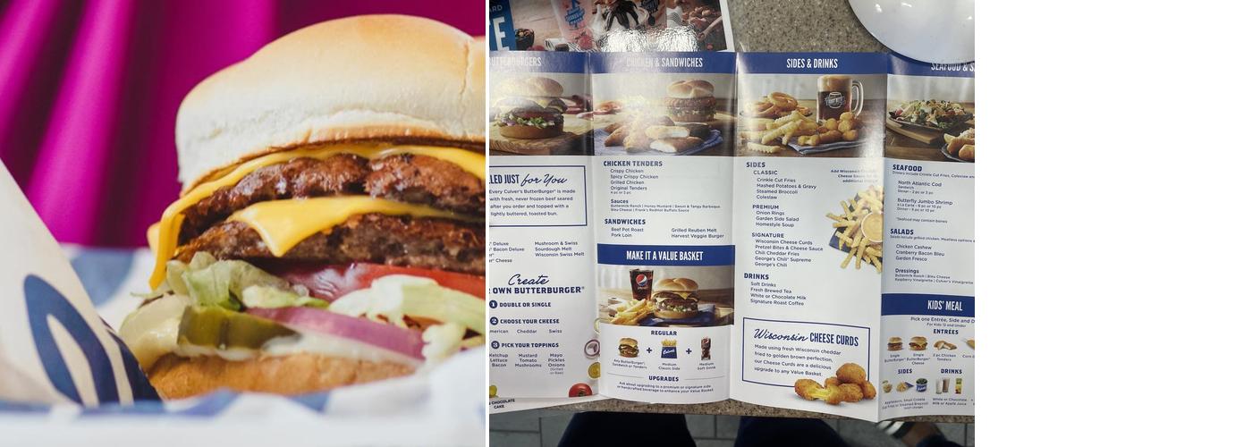 Culver’s Menu