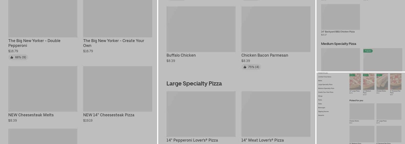 Pizza Hut Menu