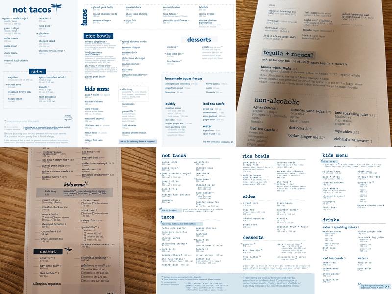 bartaco Menu
