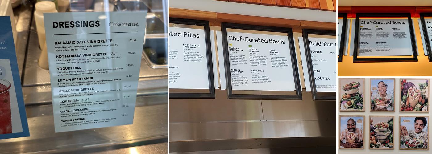 CAVA Menu