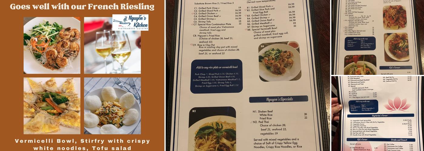 Nguyen's Kitchen Menu