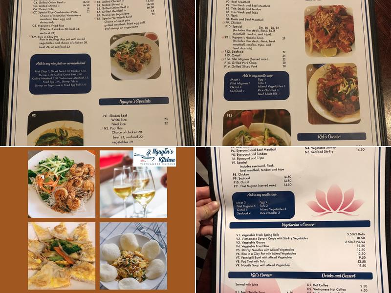Nguyen's Kitchen Menu