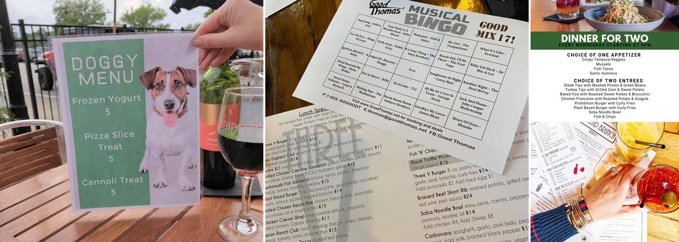 ThreeV Restaurant Menu