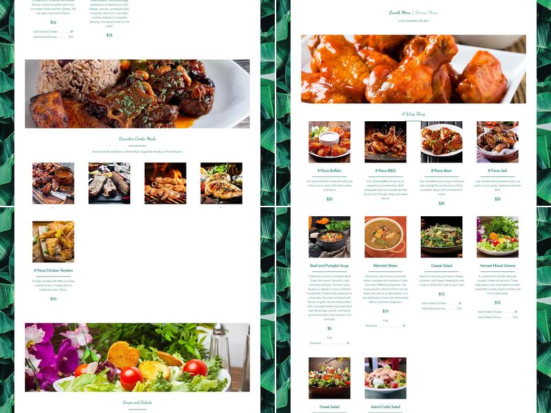 BRANCHES GRILL AND CAFE Menu