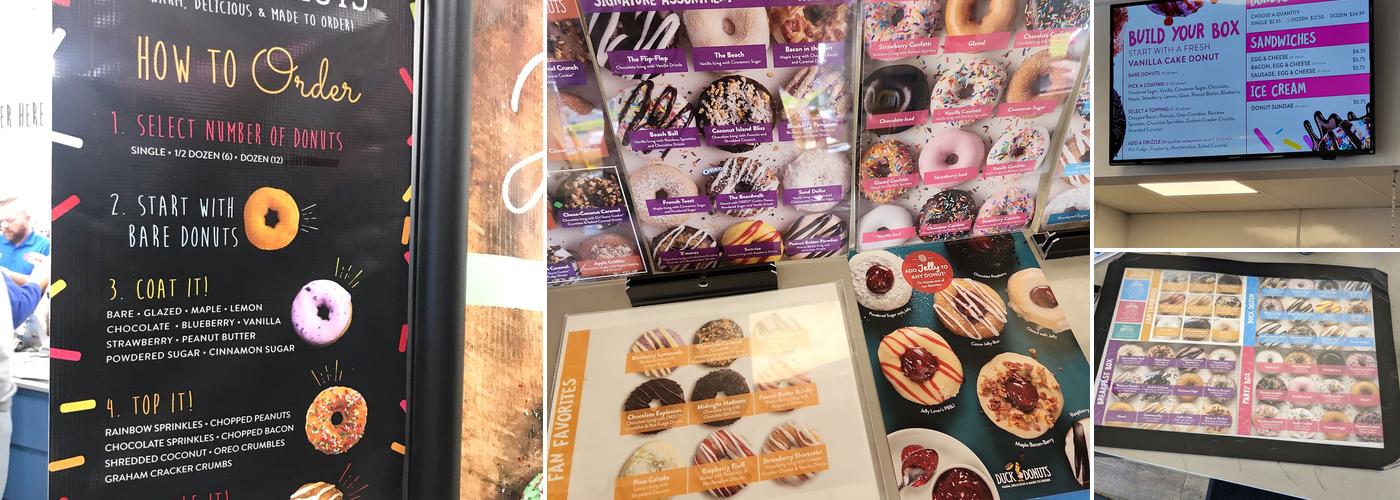 Duck Donuts Menu