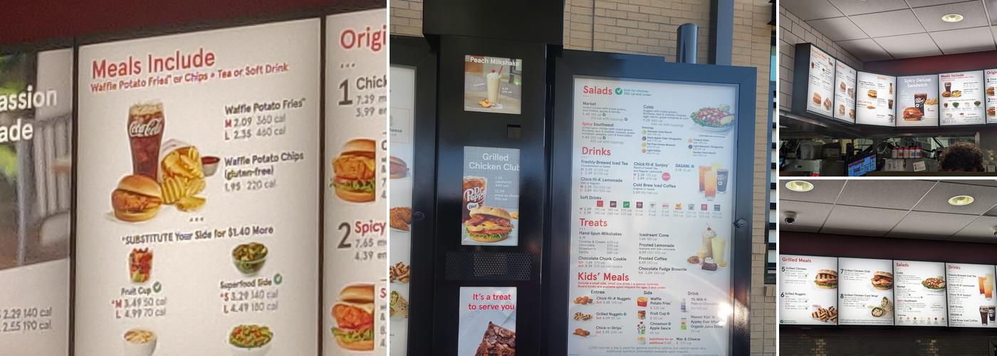 Chick-fil-A Menu