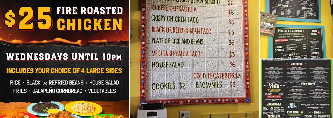 Cactus Cafe, Port Washington Menu