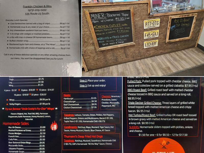 The Highway Hot Grill Menu