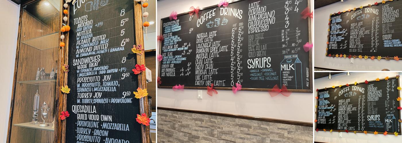 Sip A Cup Menu