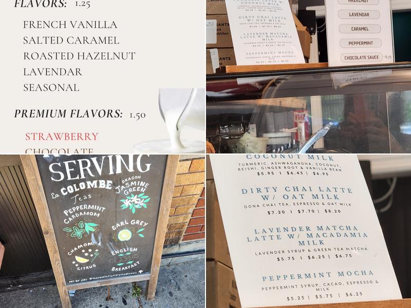 Moa Coffee Astoria Menu