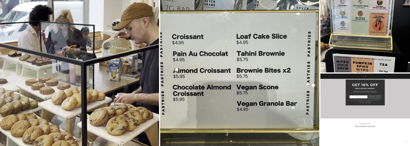 Seven Grams Caffe Menu