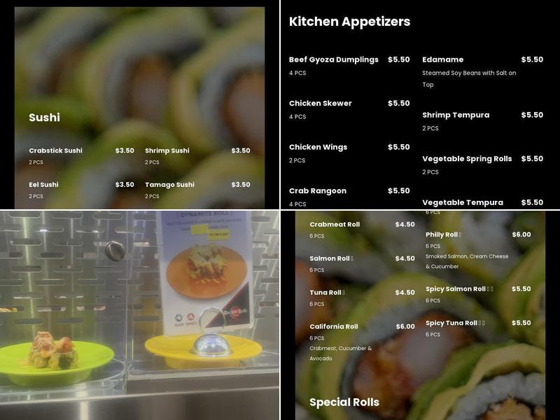 Rockin' Rolls Sushi Menu