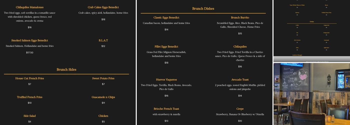 Central Bistro Menu