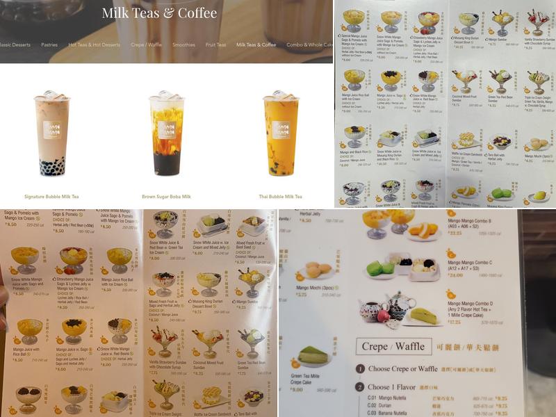 Mango Mango Menu