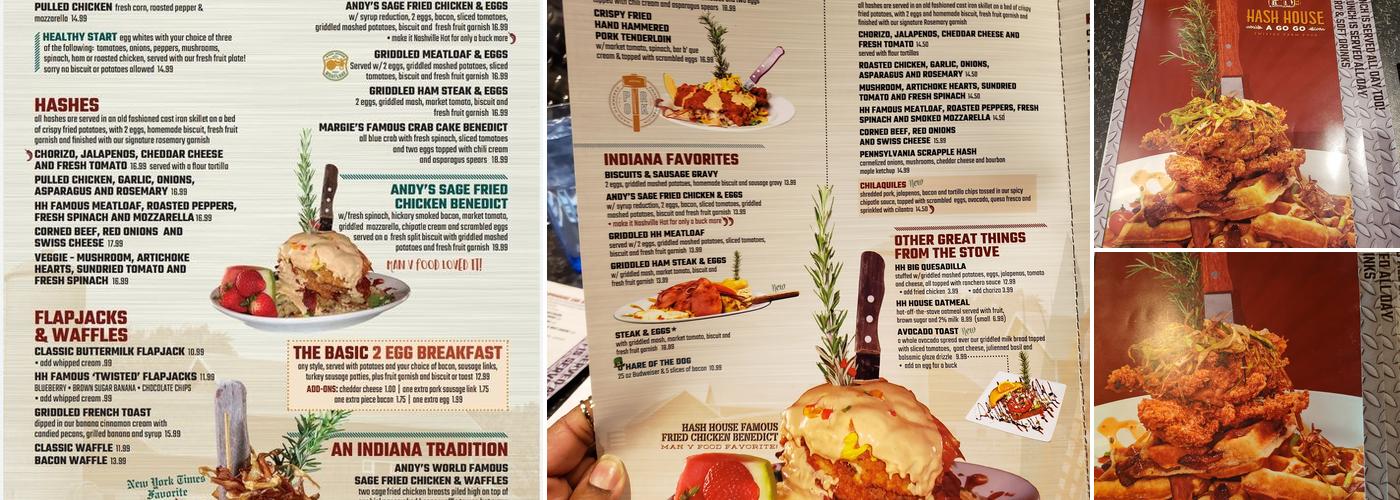 Hash House a Go Go Moorestown NJ Menu