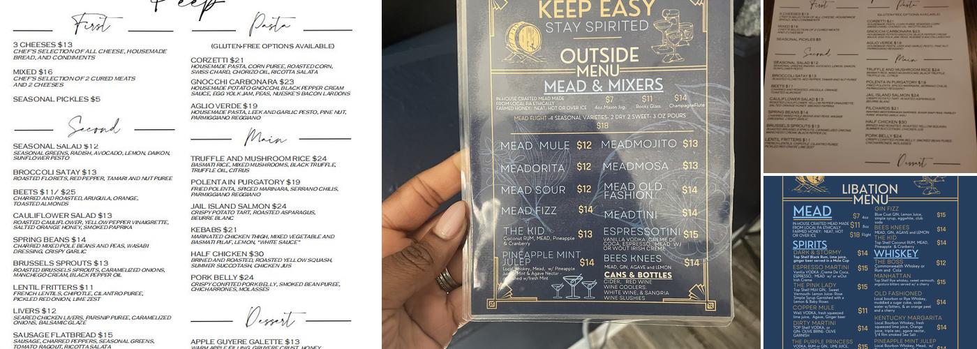 The Keep Easy Menu