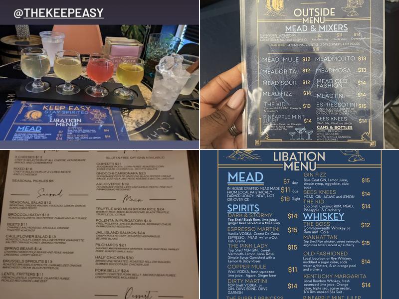 The Keep Easy Menu