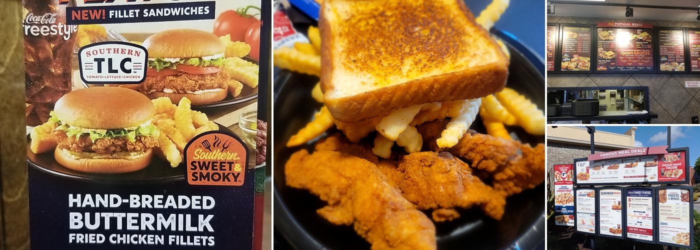 Zaxby's Chicken Fingers & Buffalo Wings Menu