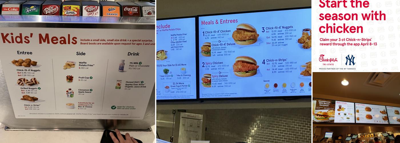 Chick-fil-A Menu