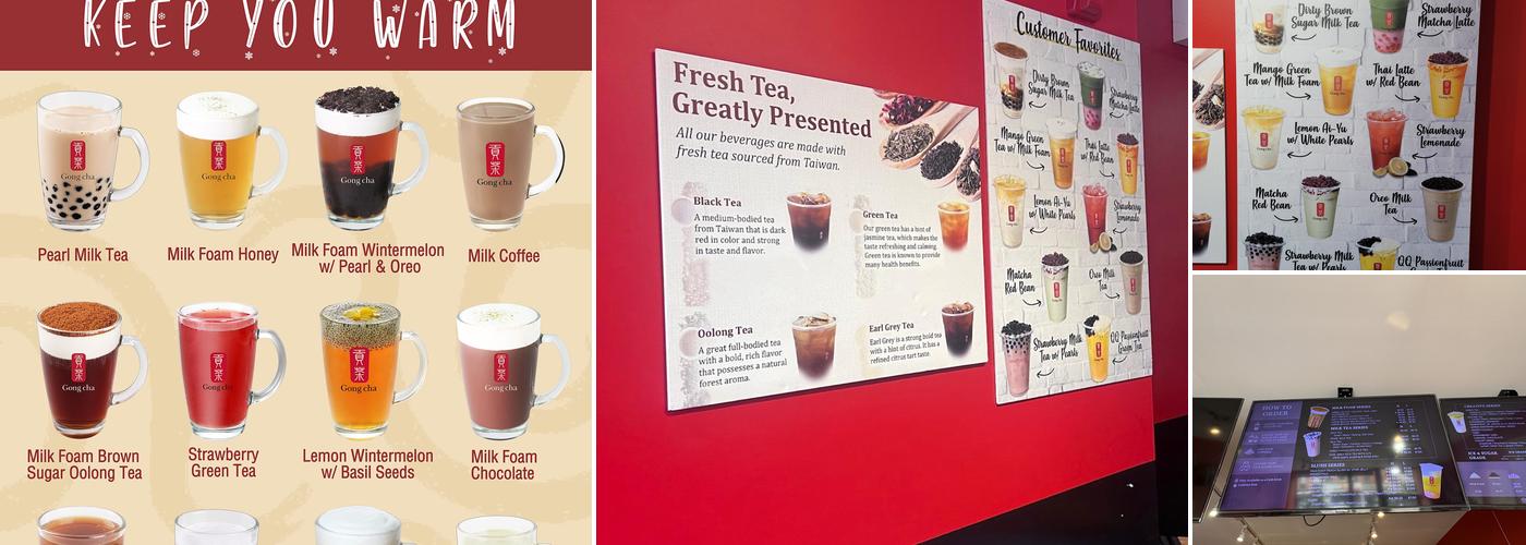 Gong Cha Menu