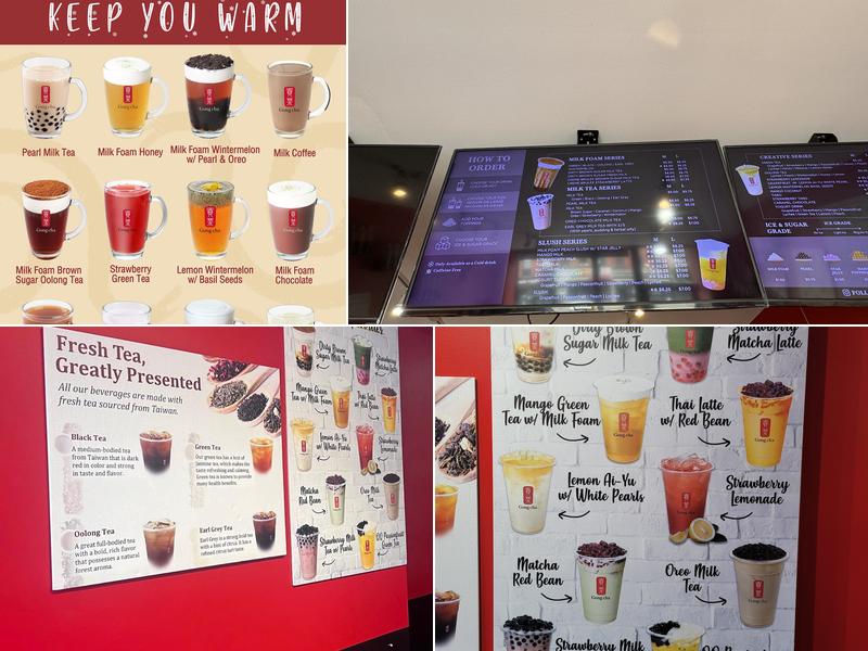 Gong Cha Menu