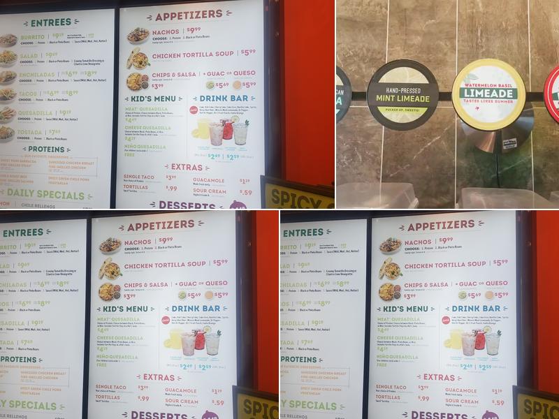 Cafe Rio Fresh Modern Mexican Menu