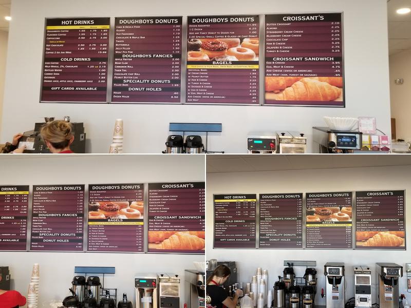 DoughBoys Donuts Menu