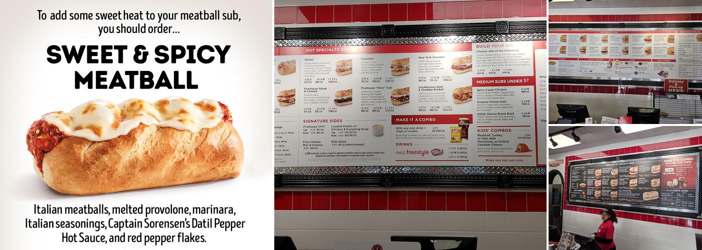 Firehouse Subs Iron Horse Menu