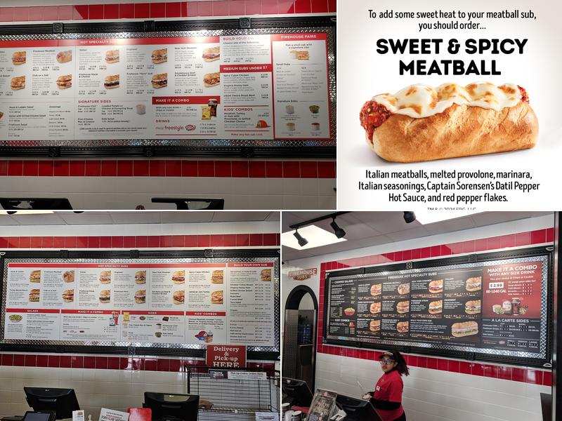 Firehouse Subs Iron Horse Menu