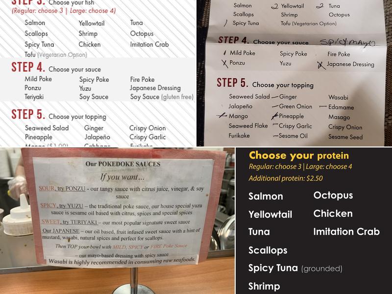POKEDOKE Menu