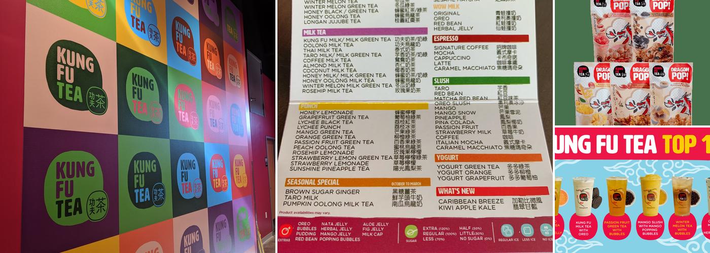 Kung Fu Tea Menu