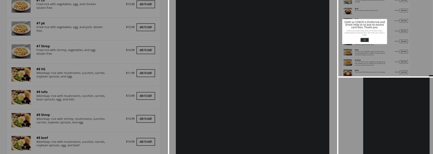 Yuan’s Dumpling and Noodle House Menu