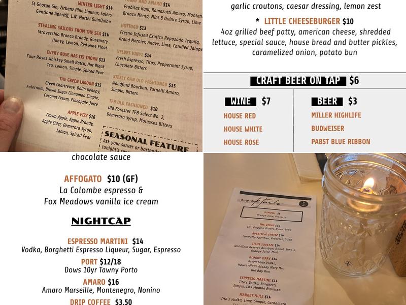 Per Diem Menu