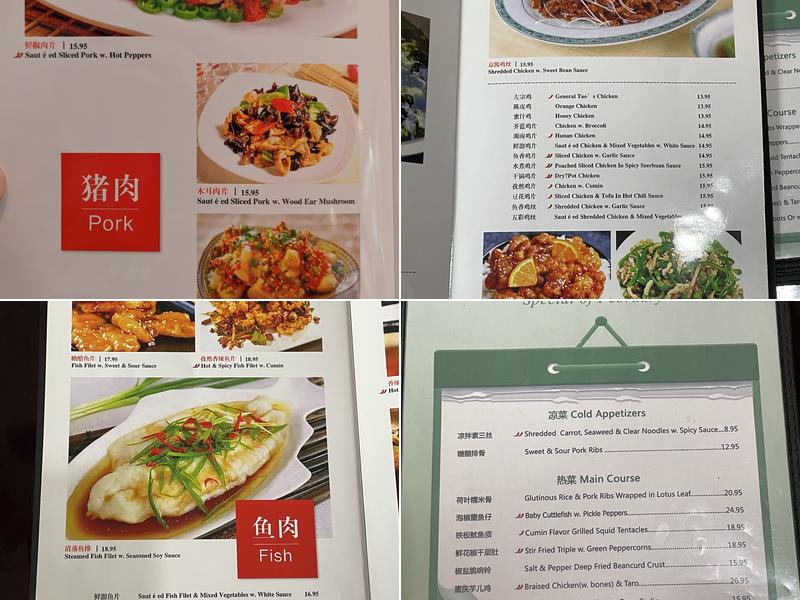Yi Pin (Szechuan Gourmet) Menu