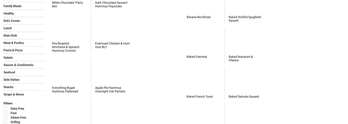 Garden Fresh Food Market Menu