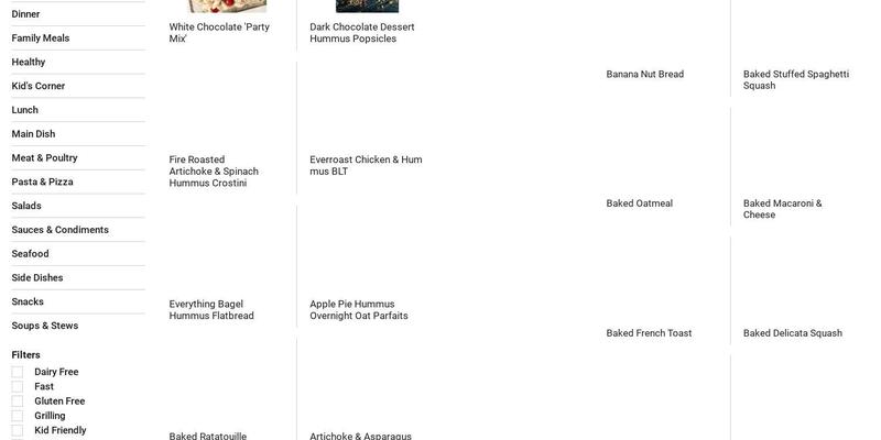 Garden Fresh Food Market Menu