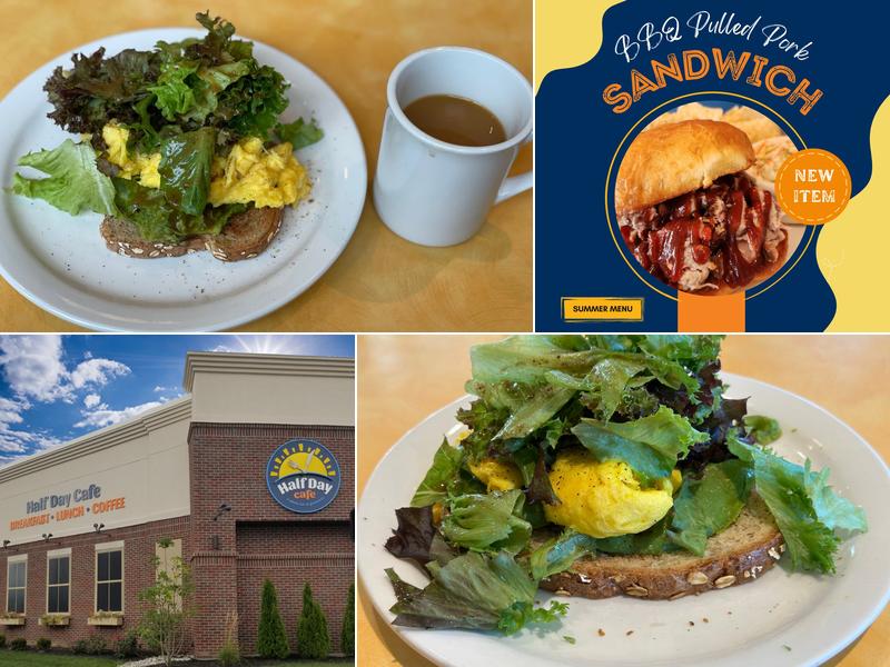 Half Day Cafe 8825 Wilkens Blvd, Mason